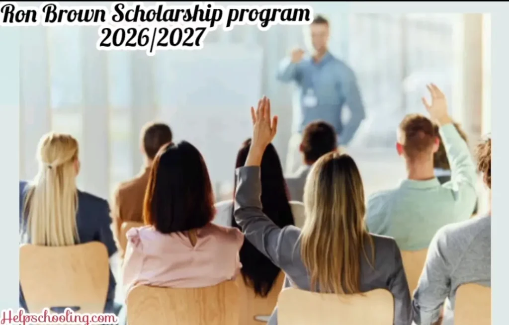 Ron Brown Scholarship program 2026/2027