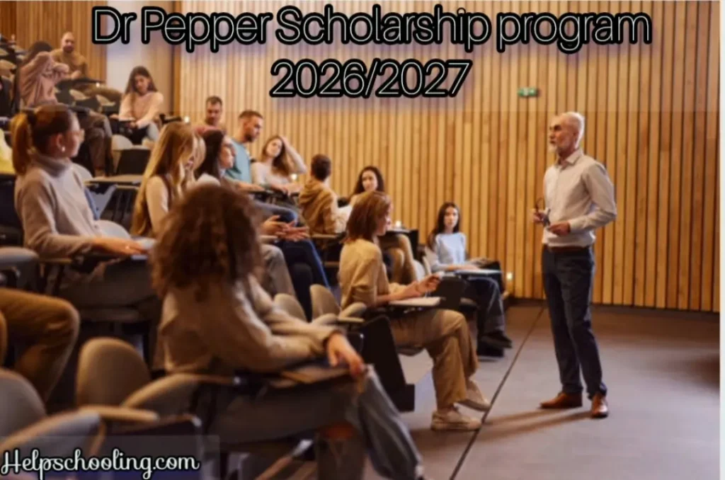 Dr Pepper Scholarship Program 2026/2027