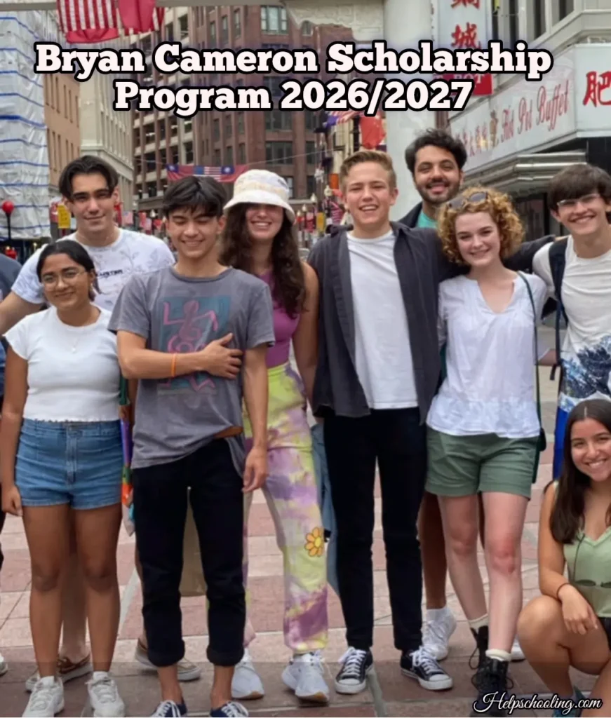 Bryan Cameron Scholarship Program 2026/2027:Full Guide:Apply now