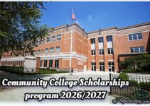 Community College Scholarships program 2026/2027:Your Complete Guide:Apply now